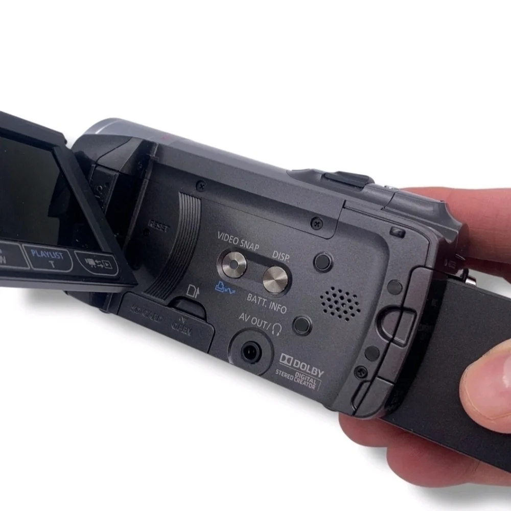 Canon VIXIA HF R200 Full HD 1080p AVCHD Camcorder Turns On NO SCREEN New Battery